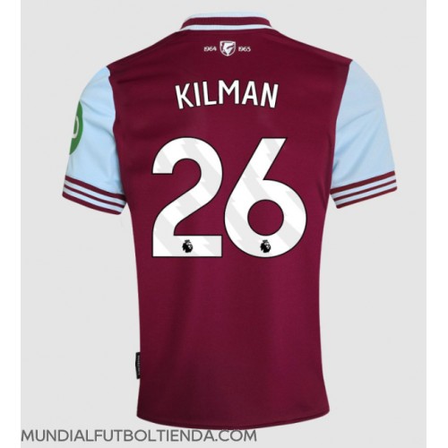 Camiseta West Ham United Max Kilman #26 Primera Equipación Replica 2024-25 mangas cortas